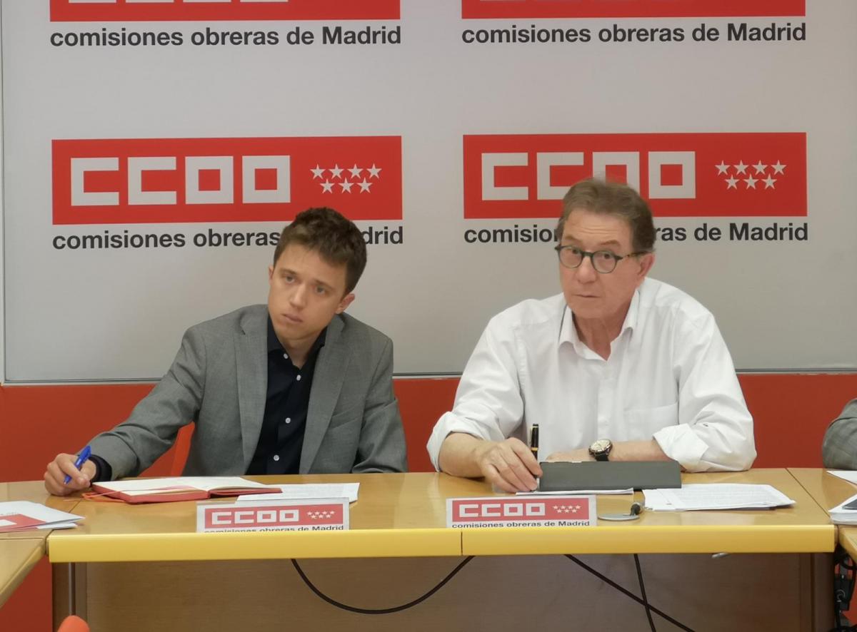 CCOO y Más Madrid coinciden en la grave situación de desigualdad que sufre la región