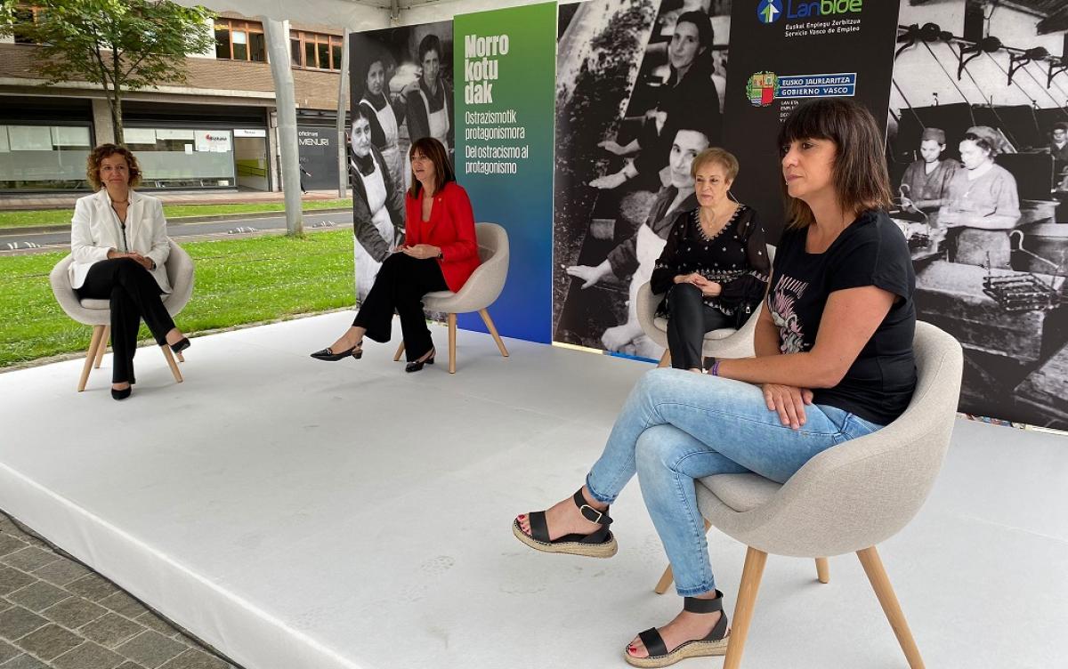 Garbiñe Espejo durante la presentación del Proyecto Morrokotudak