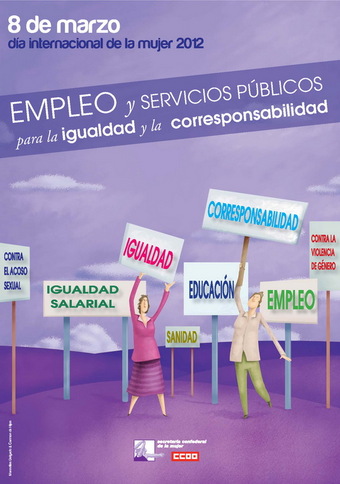  Cartel 8 de marzo, Día Internacional de la Mujer