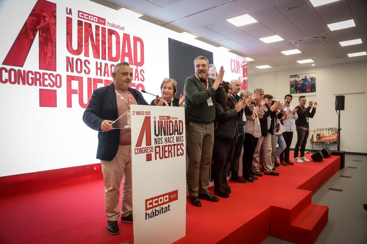 Marzo 2025. Congreso de la Federación de Hábitat de CCOO Madrid