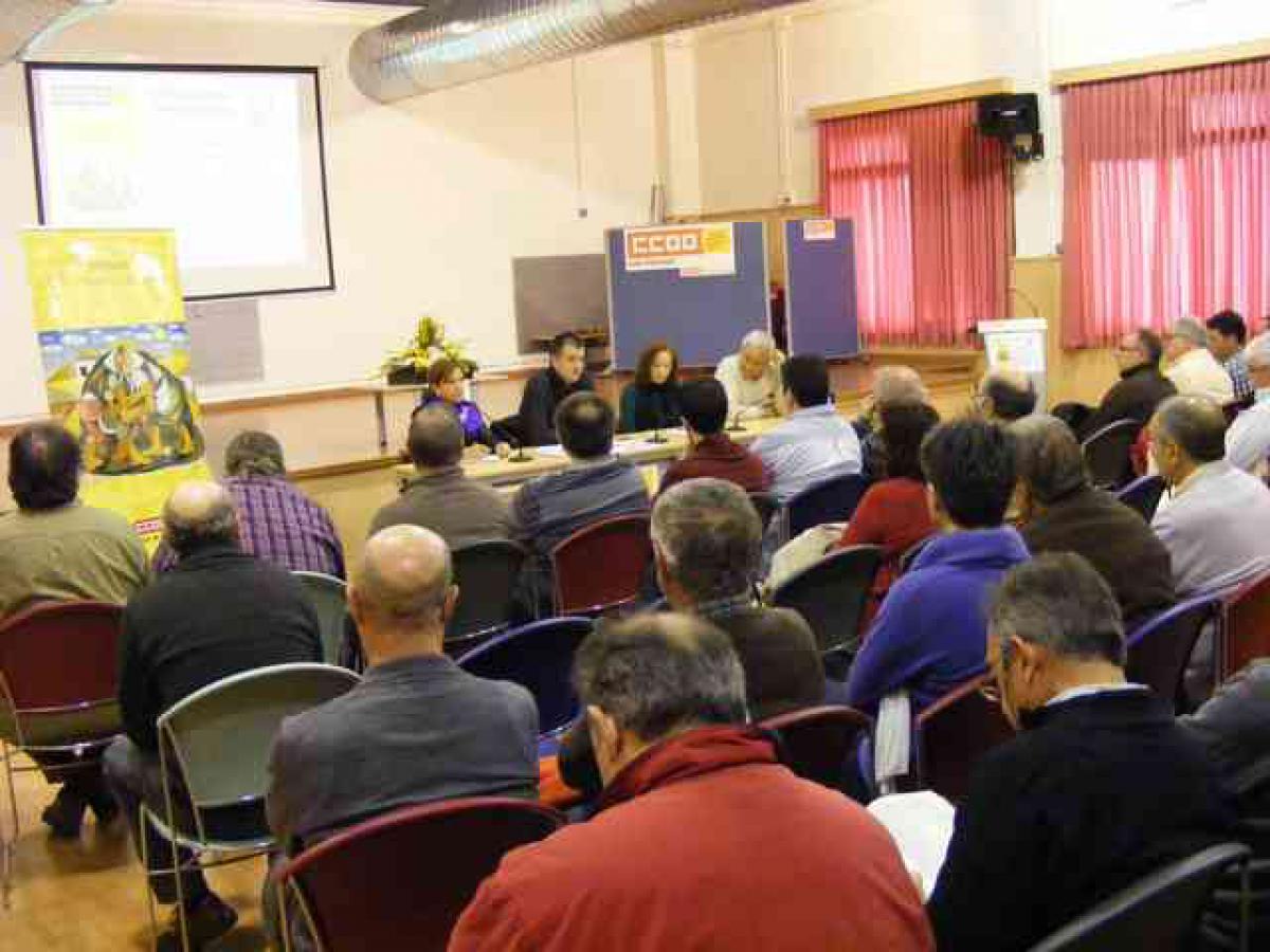 Acto de presentación de los premios CCOO Pegaso 8 de Marzo