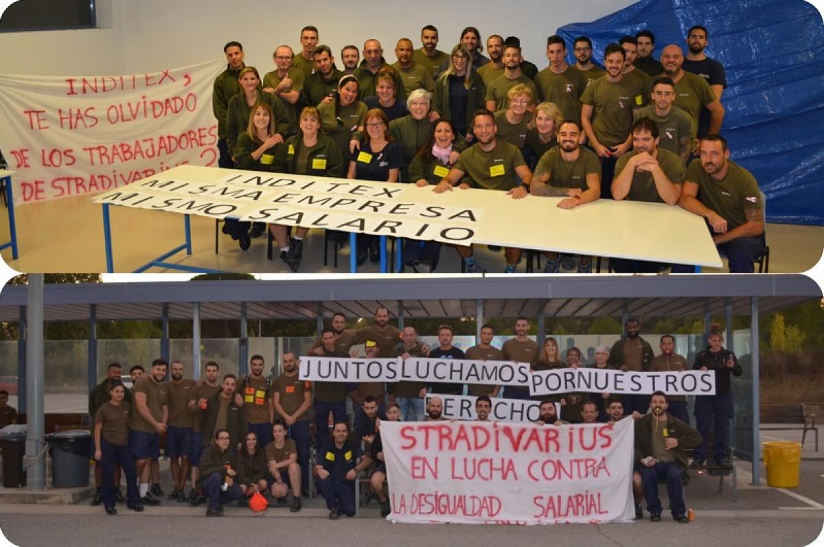 Movilización de la plantilla de la plataforma logística de Stradivarius