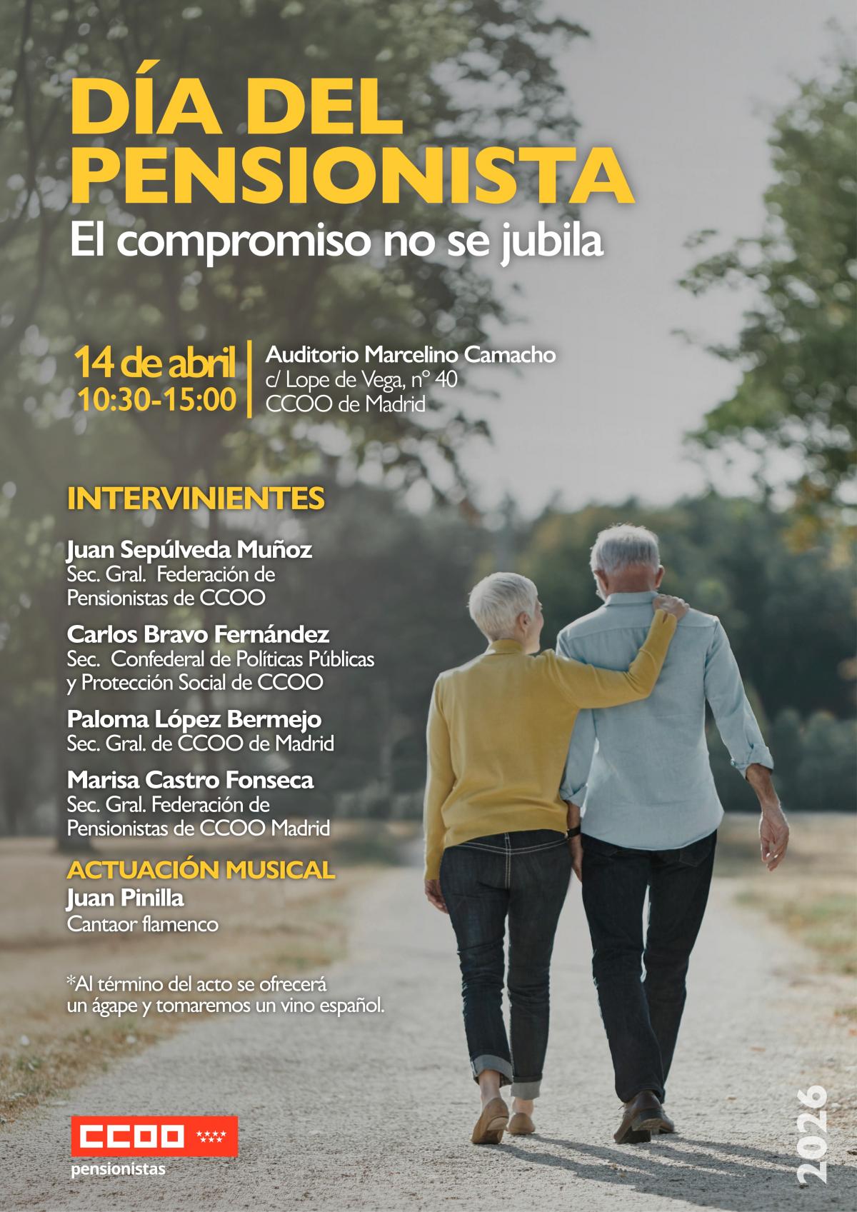 Cartel Día del Pensionista