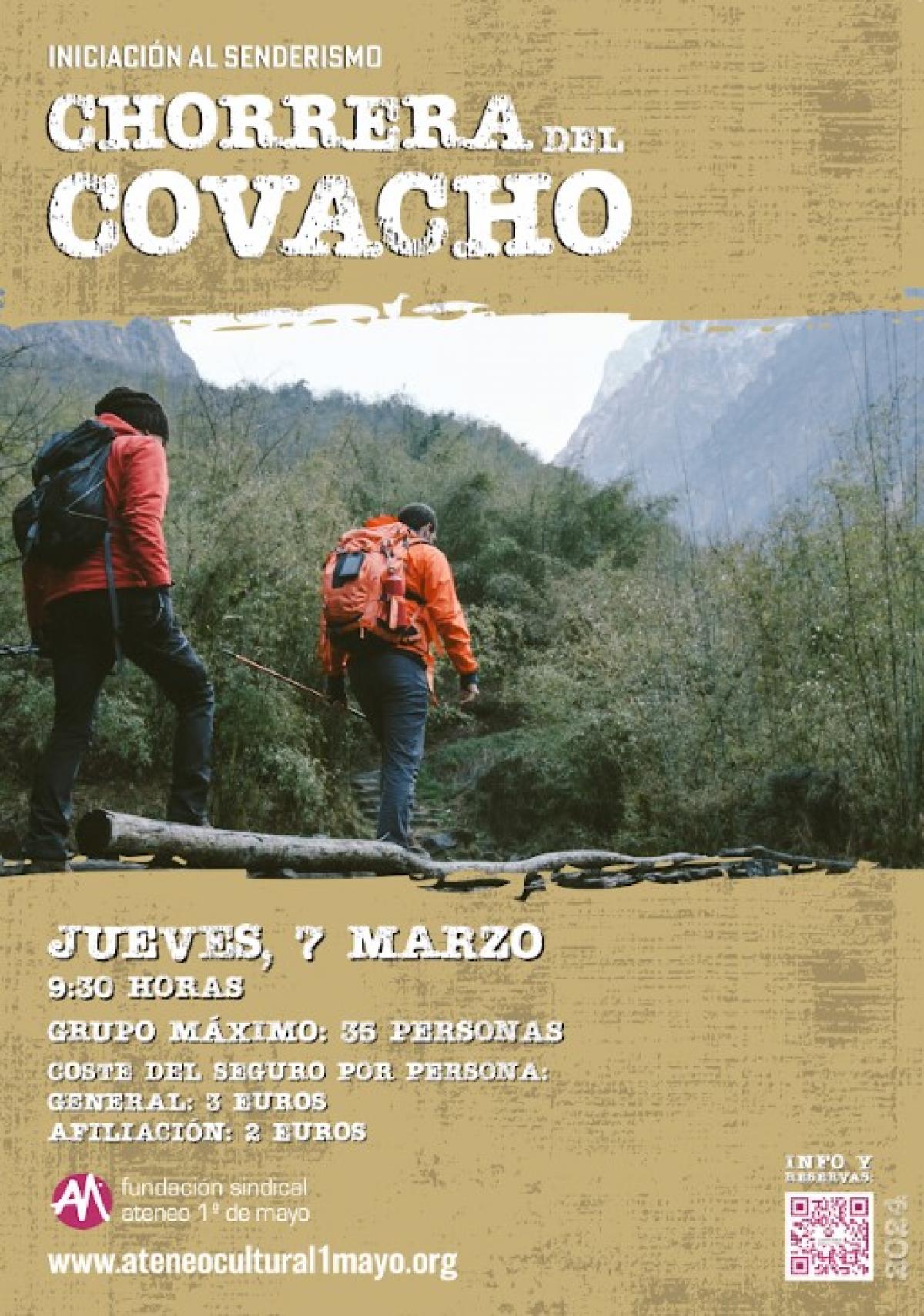 Iniciación al senderismo: Chorrera del Covacho