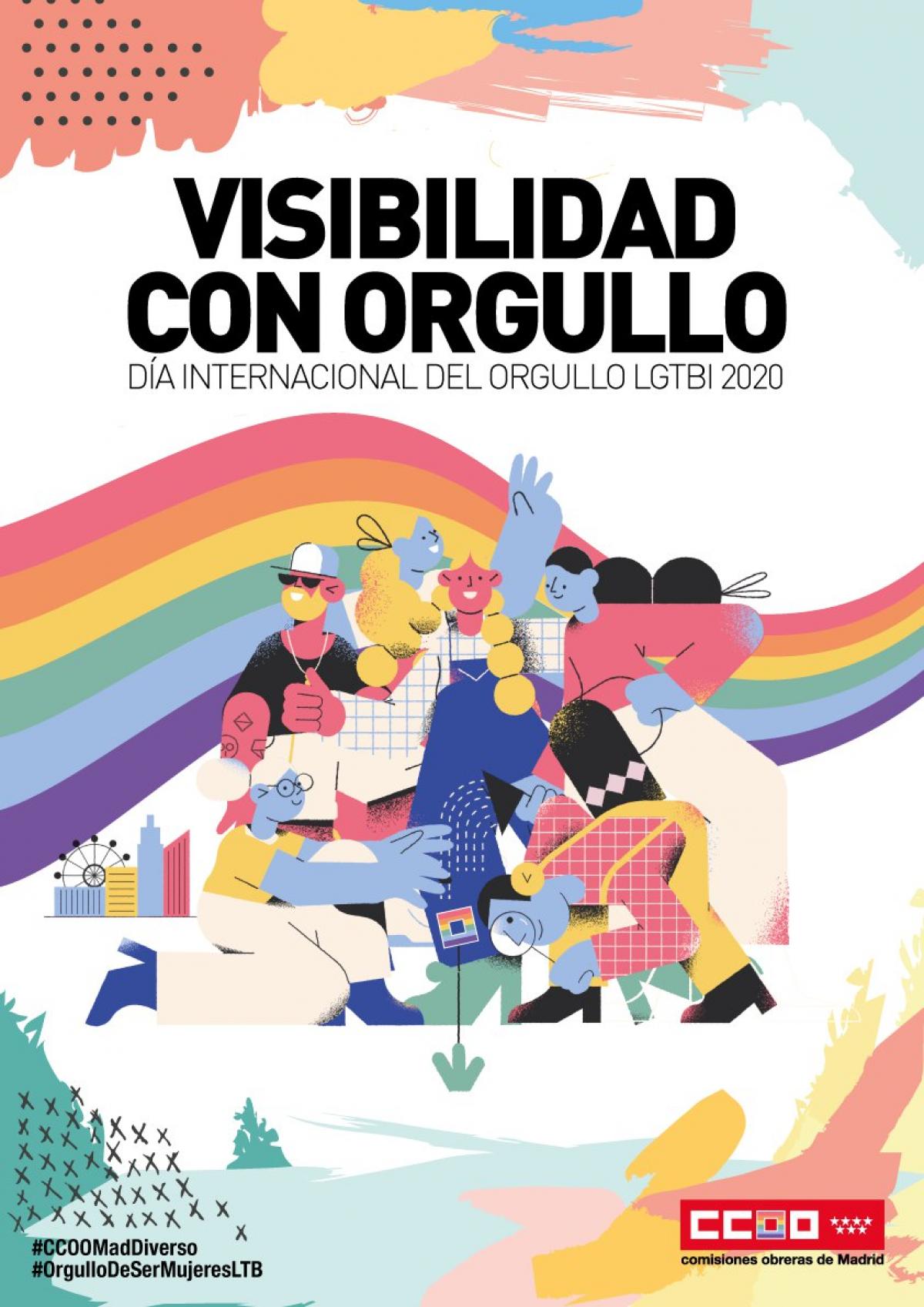 CCOO de Madrid se suma a las celebraciones virtuales del Orgullo LGTBI 2020