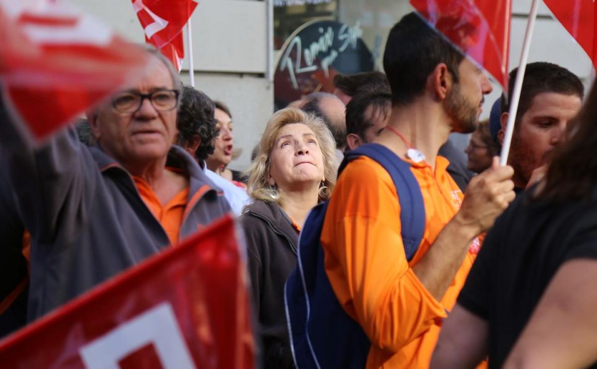 Concentración en Madrid contra el ERE de Unipost