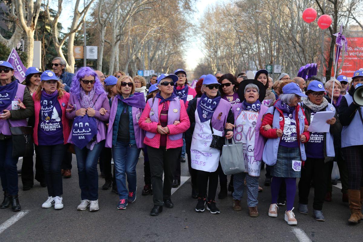 Manifestacion 8M, Día Internacional de la Mujer Trabajadora, Madrid 2019