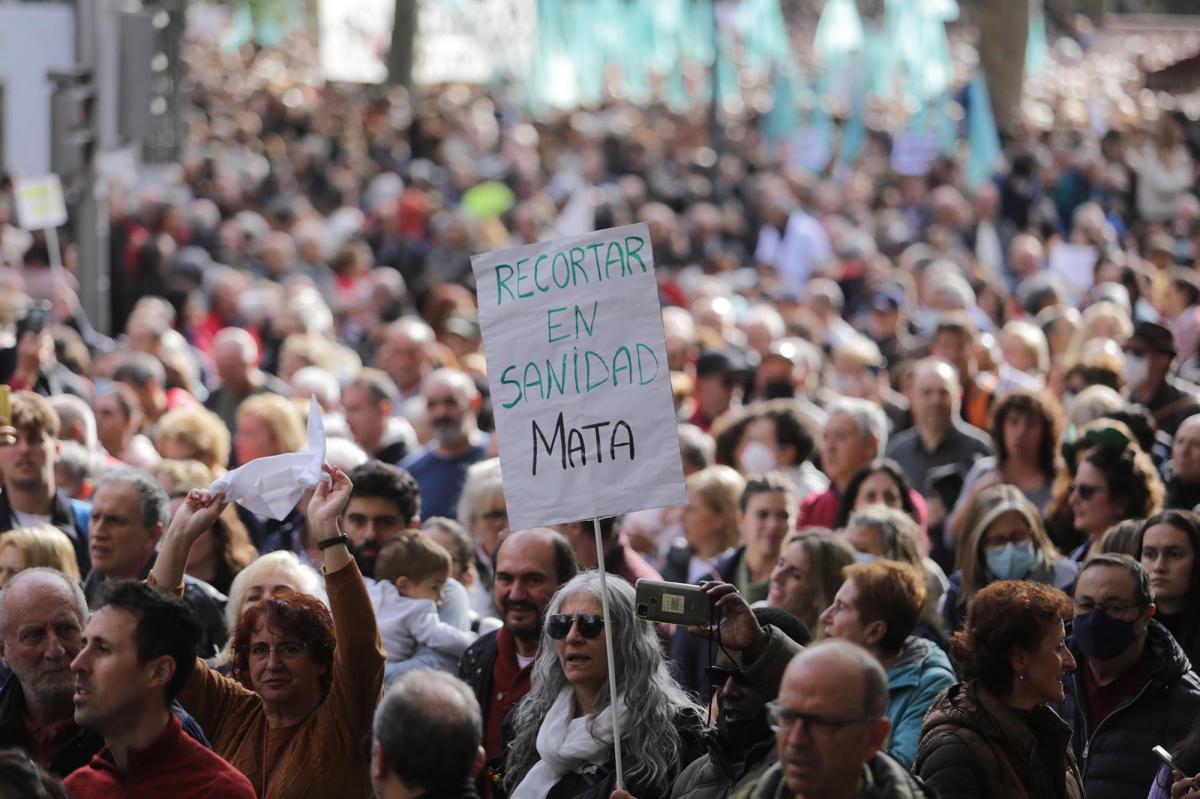 Manifestación por la sanidad pública madrileña 13-11-2022