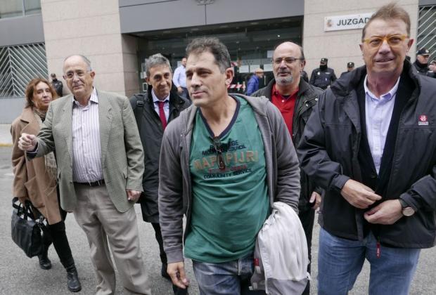 Juan Carlos Asenjo, a la salida de los Juzgados