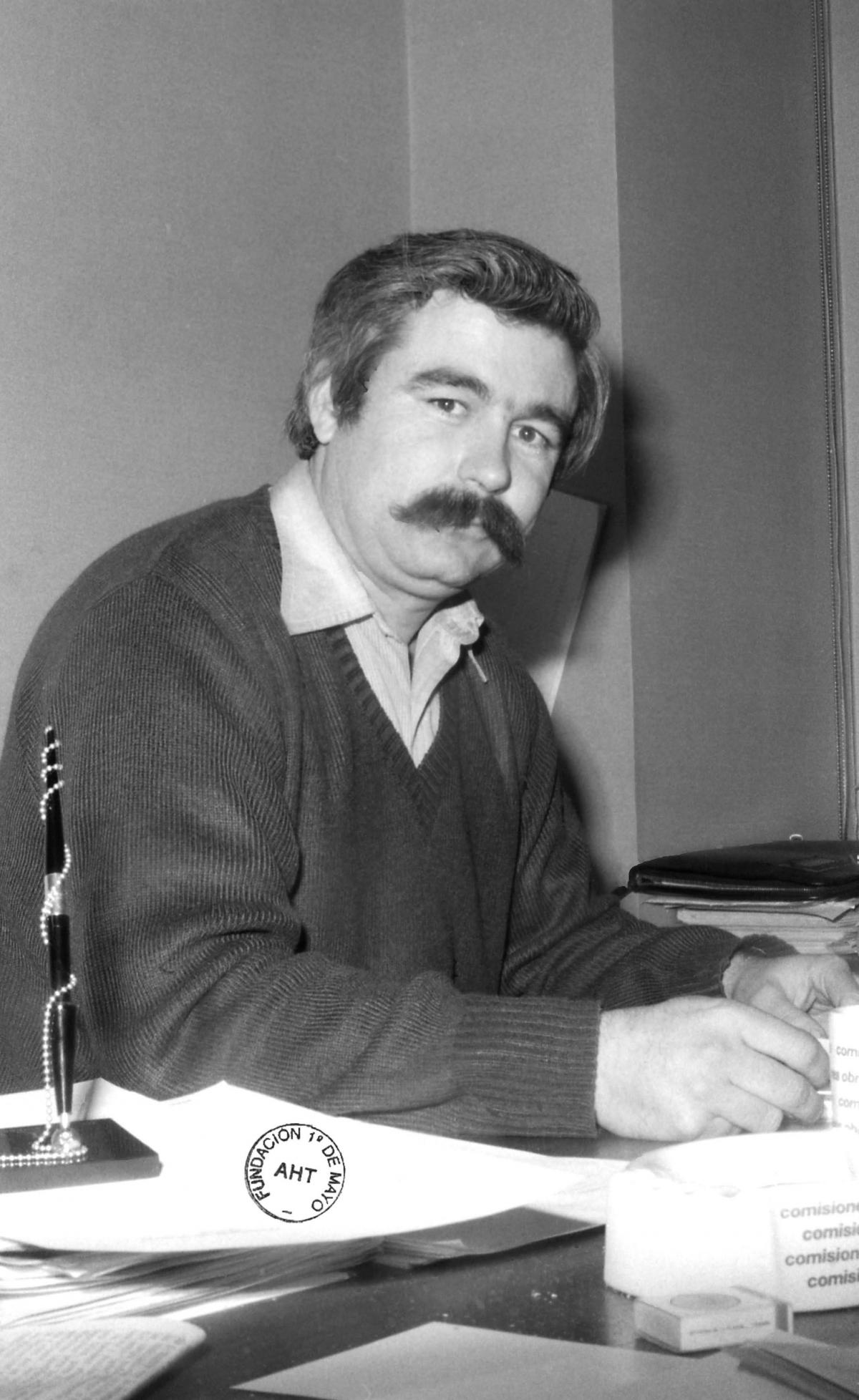 Fidel Alonso en noviembre de 1980