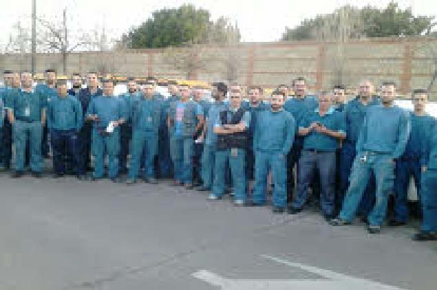 Asamblea en la que los trabajadores manifestaron su disconformidad con la nueva baremación