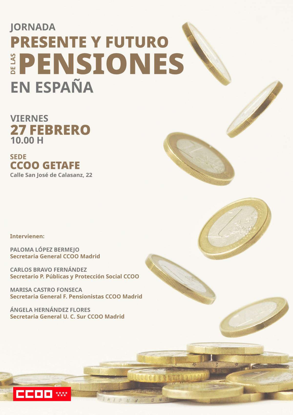 Jornada pensiones Getafe