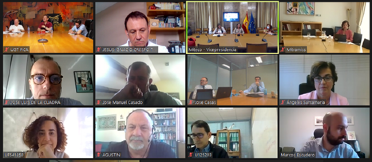La primera reunión de la comisión de seguimiento se realizó de forma telemática