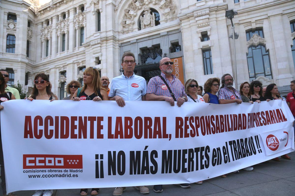 CCOO denuncia el ignorado aumento de la siniestralidad laboral en la Comunidad de Madrid