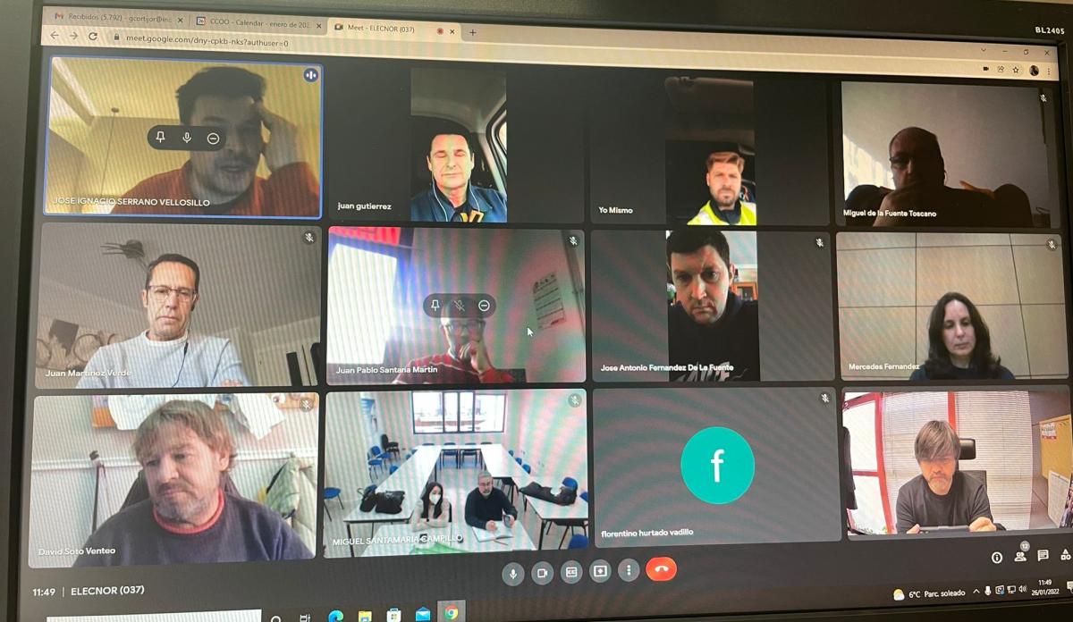 Reunión de la Coordinadora Estatal de CCOO de Industria Elecnor