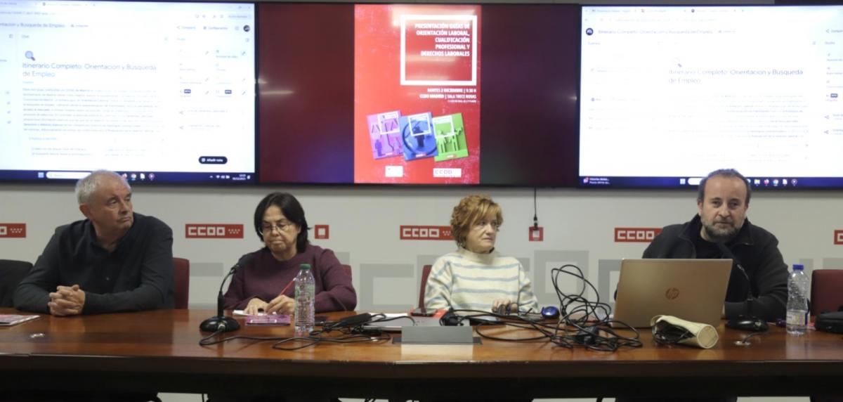 Presentación Guías de Orientación Laboral, Cualificación Profesional y Derechos Laborales