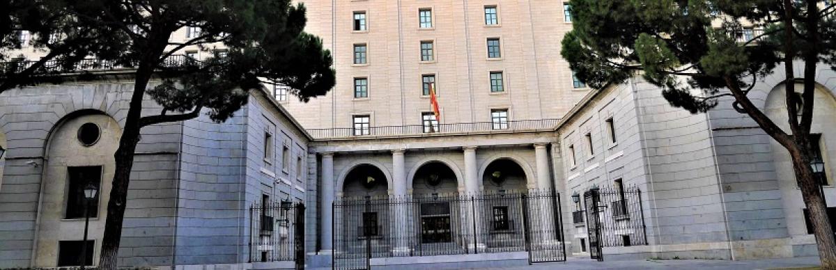 Fachada del MITECO en la Plaza de San Juan de la Cruz de Madrid