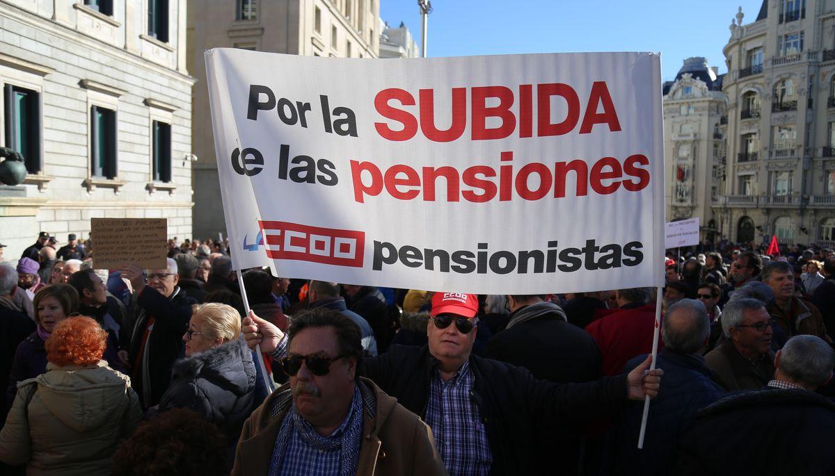 Concentración por unas pensiones dignas en enero de 2018