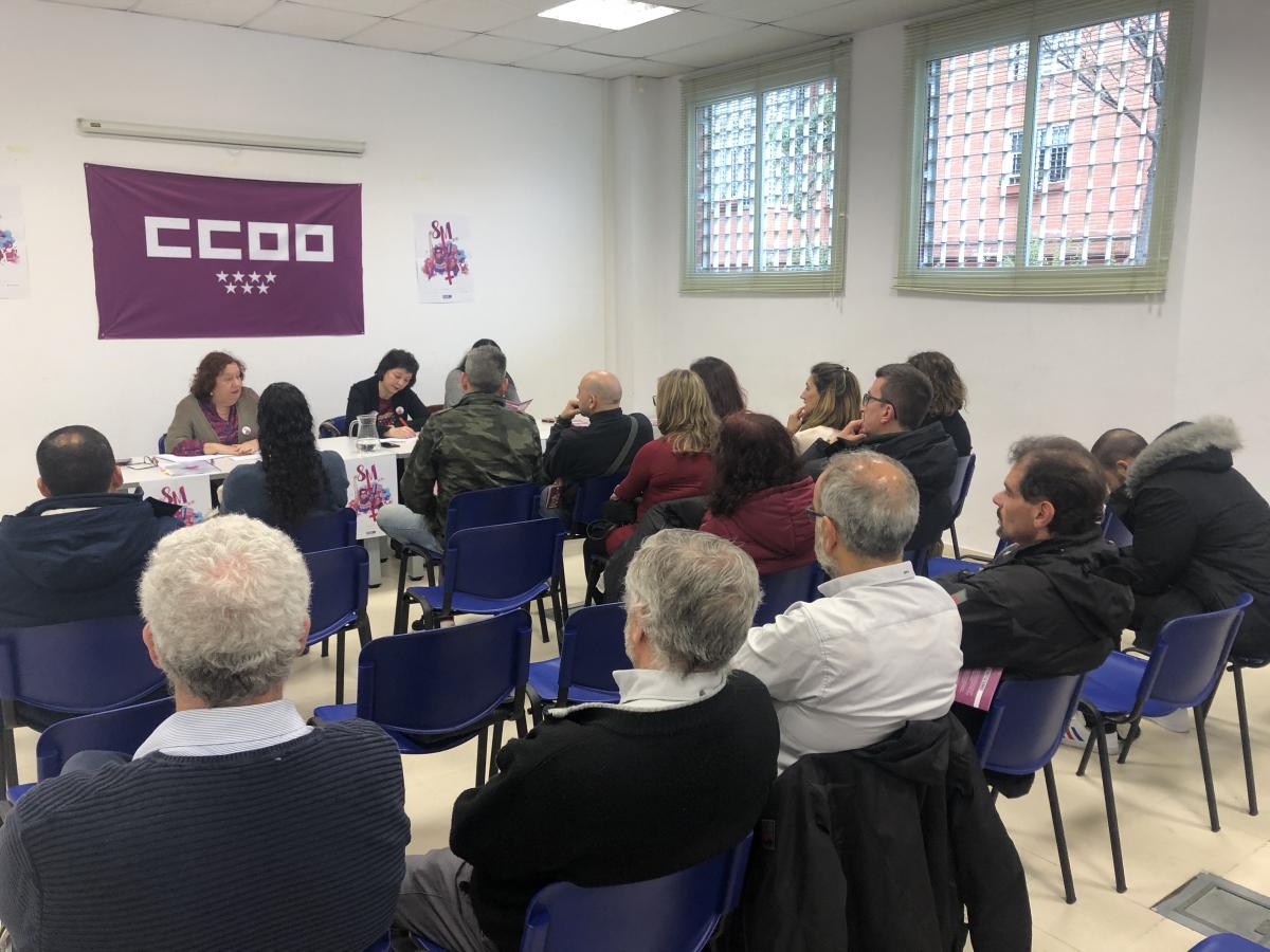 Jornada sobre igualdad en la sede de CCOO en Alcobendas